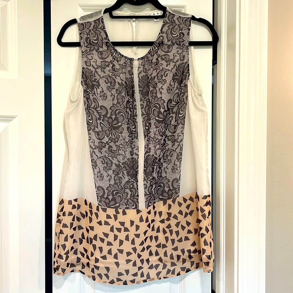 CAbi Rosewater Ladylike Tunic
